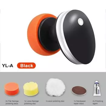 Мини-полировщик 12 В Машина для полировки автомобиля Электрические машины для полировки автомобилей Регулировка скорости Инструмент для автодетейлинга 120 Вт