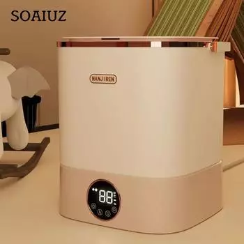 Мини-полностью автоматическая стиральная машина, автоматическая машина для мытья нижнего белья с подачей и выводом воды, бытовая машина для чистки носков 1Silver ion