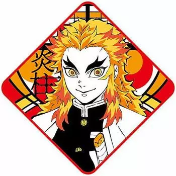 Мини-полотенце Demon Kimetsu no Yaiba 2 Anjuro Gacha Gacha Capsule Toy Slayer: [4. Ренгоку] (один предмет)