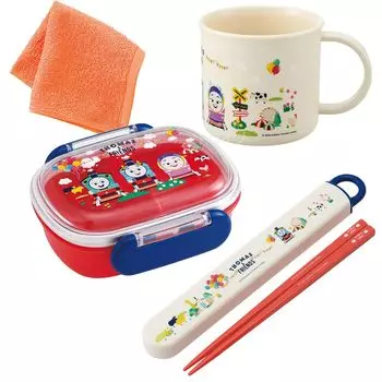 Мини-полотенце Skater Thomas Friends антибактериальная коробка Bento с сердечником 270 мл палочки для еды коробка для палочек набор чашек & &