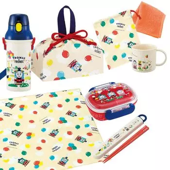Мини-полотенце Skater входит в комплект из 7 предметов из серии «Друзья Томаса», антибактериальная коробка для завтрака с сердечником 270 мл, коробка для палочек для еды, салфетка для завтрака со шнурком, чашка