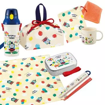 Мини-полотенце Skater входит в комплект из 7 предметов «Друзья Томаса», алюминиевая коробка для бенто, 370 мл, палочки для еды, коробка для палочек для еды, салфетка для ланча, пластиковая сумка для стаканчиков