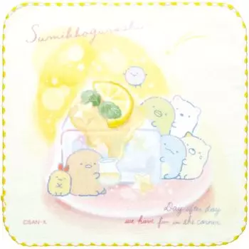 Мини-полотенце Sumikkogurashi CM48702 H25 x W25 x San-X Размер D0.3см