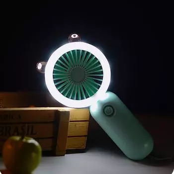 Mini Portable fan USB Electric Fan 3 Speeds Rechargeable Portable fan Eyelash hand fans for room Camping Supplies синий