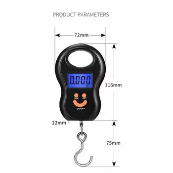 Mini Portable Scale 50kg Electronic Scale Portable Portable Express Express Accurate Food Weighing Gram