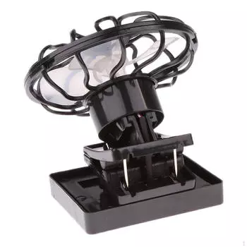 Мини-портативный вентилятор с солнечной панелью, уличная шапка-кулер, пеший туризм, велоспорт, рыбалка