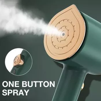 Mini Portable Steam Iron For Clothes Garment Steamer Home Travelling Fast-Heat Hand Ironing Machine Electric Iron us зелёный