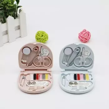 Мини-портативная дорожная домашняя швейная коробка «сделай сам» розовый