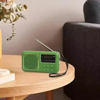 Мини портативное радио полноволновой диапазон батарея 500 мАч наружное аварийное радио FM радиоприемник небольшой FM радио для домашнего использования на открытом воздухе