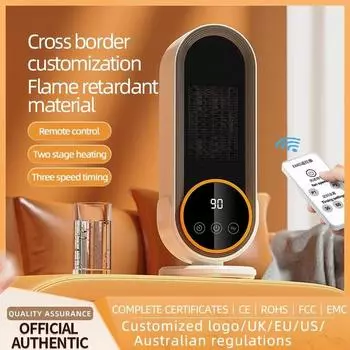 Мини портативный электрический обогреватель вентилятор 220 В бытовой настольный теплый воздуходувка пульт дистанционного управления таймер нагреватель вентилятор