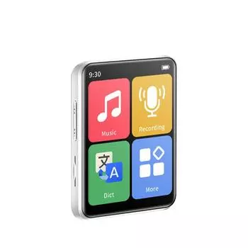 Мини портативный Bluetooth сенсорный экран MP3 плеер Walkman музыкальные плееры встроенный динамик с электронной книгой/Fm радио/записывающий MP4 плеер белый