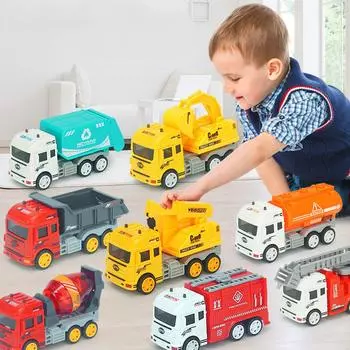 Мини-пожарный инженерный автомобиль, игрушки, подарки для детей дошкольного возраста