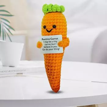 Мини-позитивные картофелины с позитивной картой. Креативные куклы-картофелины. Вдохновляющие куклы, связанные крючком. Украшение для вечеринки в доме. грушевый