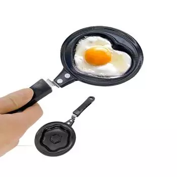 Мини-прекрасная сковорода в форме сердца, сковорода для жареных яиц, сковорода с антипригарным покрытием, сковорода для завтрака, сковорода для омлета «Любовь»
