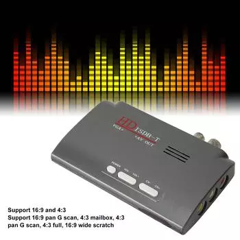 Мини-преобразователь интерфейса мультимедиа AV в HD, конвертер AV в VGA HD-видео для дома 100240 В США EU Plug