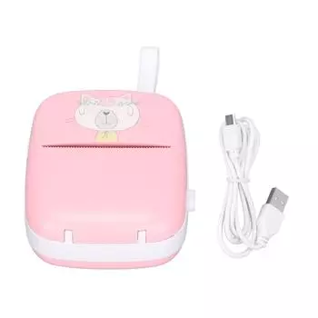 Мини-принтер с разрешением 200 точек на дюйм Экологичный термопечатающий фотопринтер