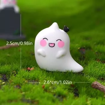 Мини-призрак надгробие тыква смоляные украшения микро ландшафтное украшение Хэллоуин вечеринка DIY аксессуары автомобиль домашний декор детский подарок