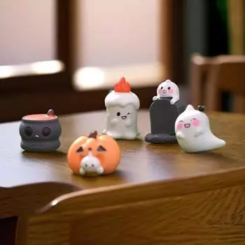 Мини-призрак надгробие тыква смоляные украшения микро ландшафтное украшение Хэллоуин вечеринка DIY аксессуары автомобиль домашний декор детский подарок