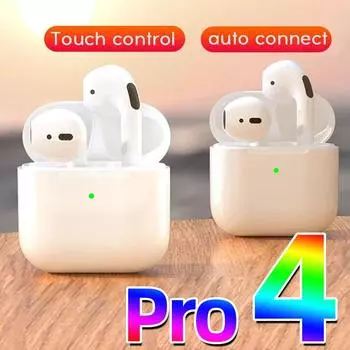 Mini Pro 4 Беспроводные Bluetooth Hi-Fi игровые наушники, стереонаушники-вкладыши, гарнитура Hands-Free для Iphone Android