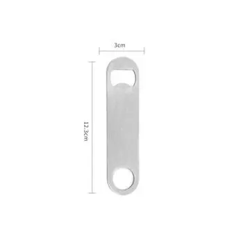 Мини-прочный открывалка для бутылок пива из нержавеющей стали с плоской скоростью открывалка для бутылок S