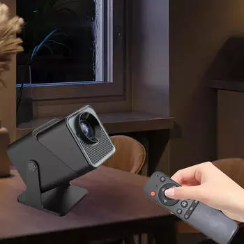 Мини-проекционный профессиональный кинотеатр для наружного телефона дома, черный чёрный