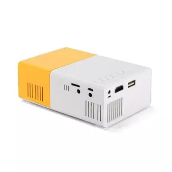 Мини-проектор YG300 Аудио YG-300 HD Мини-проектор USB с поддержкой 1080P Домашний медиаплеер для дома HD USB