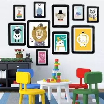 Мини-прямоугольник магнитный магнит на холодильник картина фоторамка DIY Декор 6 inch розовый