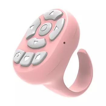 Мини-пульт дистанционного управления для мобильного телефона Bluetooth-совместимый многофункциональный беспроводной затвор камеры Кнопка селфи для iPhone Xiaomi Huawei чёрный