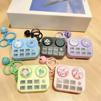 Мини-пульт управления DJ, игровая консоль с музыкальным светом, портативная, дорожная, на батарейках, для детей, подростков и взрослых, обучающая, игрушка-брелок для диджеинга B синий