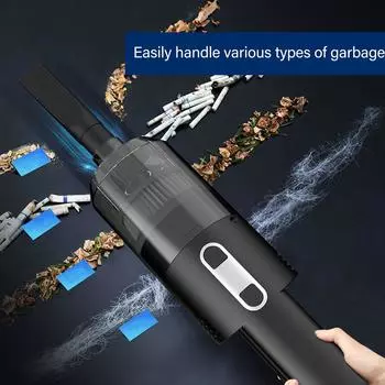 Мини-пылесос 72W 5800pa всасывающий малошумный USB перезаряжаемый беспроводной портативный автомобильный пылесос