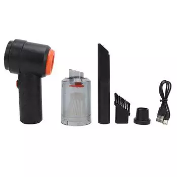 Мини-пылесос для автомобиля 6000 Па, высокая мощность всасывания, перезаряжаемый беспроводной ручной автомобильный пылесос, портативный