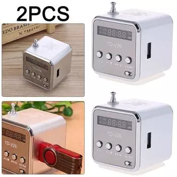 Мини-радио TD-V26, FM, цифровая радиосвязь с поддержкой, без TF-карты