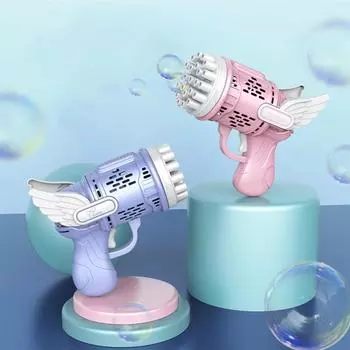 Мини-ракета, мыльные пузыри, мыльный пистолет, пускающий мыльные пузыри, подарочные игрушки на детский день розовый