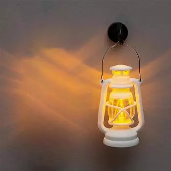 Мини Ретро Керосиновая Лампа Наклейка на Холодильник Подвесной Элемент Светящееся Украшение Ночник Кукольный Домик Украшения Lantern