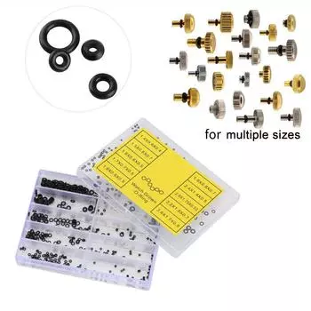 Мини-резиновое уплотнительное кольцо для часов, Корона, водонепроницаемая прокладка для задней крышки часов, инструменты для ремонта часов, аксессуары, водонепроницаемая шайба, уплотнительное кольцо