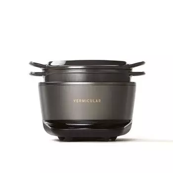 Мини-рисоварка Vermicular Rice Pot на 3 чашки, цвет трюфель серый с эксклюзивной книгой рецептов RP19A-GY