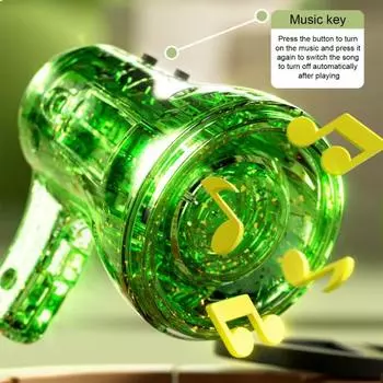 Мини-рог брелок записываемый ручной динамик музыкальный плеер сумка подвески игрушка для смены голоса для вечеринок и мероприятий розовый