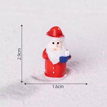 Мини рождественские пряничные человечки снеговики фигурки микропейзажи украшения для домашнего рабочего стола автомобиля приборная панель