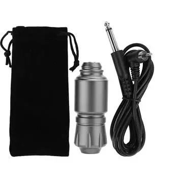 Мини-ручка для татуировки, картридж, игла, шейдер и лайнер, тату-машинка с интерфейсом RCA(Серый ) серый