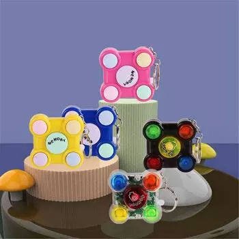 Мини ручка игровой брелок светодиодный электронный память игры для детей взрослых белый