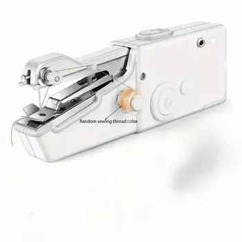 Мини-ручная швейная машинка, быстрая швейная портативная швейная машинка, портативная швейная машинка, подходящая для дома - белая белый