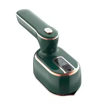 Мини-ручной отпариватель с вращающейся ручкой, высокая мощность, быстрый нагрев, отпариватель для сухой и влажной одежды, гладильная машина US Plug синий