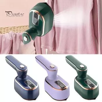 Мини-ручной отпариватель с вращающейся ручкой, высокая мощность, быстрый нагрев, отпариватель для сухой и влажной одежды, гладильная машина US Plug фиолетовый