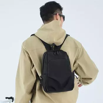 Мини-рюкзак Oxford Легкий рюкзак Мужской школьный портфель чёрный