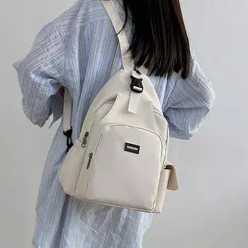 Мини-рюкзак, женская нейлоновая нагрудная сумка, мужская сумка через плечо большой емкости, спортивная сумка для верховой езды на открытом воздухе зелёный