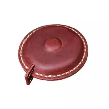 Мини рулетка из искусственной кожи 1,5 м/60 дюймов Портативная двусторонняя мягкая измерительная лента Выдвижная гибкая лента для измерения роста Измерительный инструмент красный