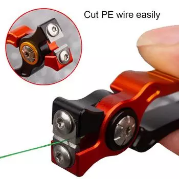 Мини-рыболовные ножницы, многофункциональный резак для лески, портативные рыболовные плоскогубцы, резак для приманки, рыболовный инструмент синий