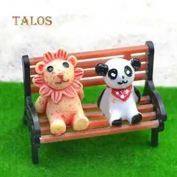 Мини-сад, балкон, орнамент, миниатюрная парковая скамейка, ремесло, сделай сам, декор дома, модель скамейки