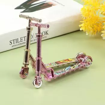 Мини-самокат, детская развивающая игрушка, самокат для пальцев, велосипед, скейтборд, гриф