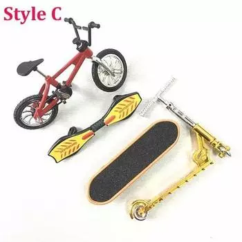 Мини-самокат Двухколесный самокат Детские развивающие игрушки Самокат для пальцев Велосипед Фингерборд Скейтборд Style A